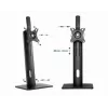 Soporte de sobremesa para monitor Gembird MS-D1-01 altura ajustable Negro