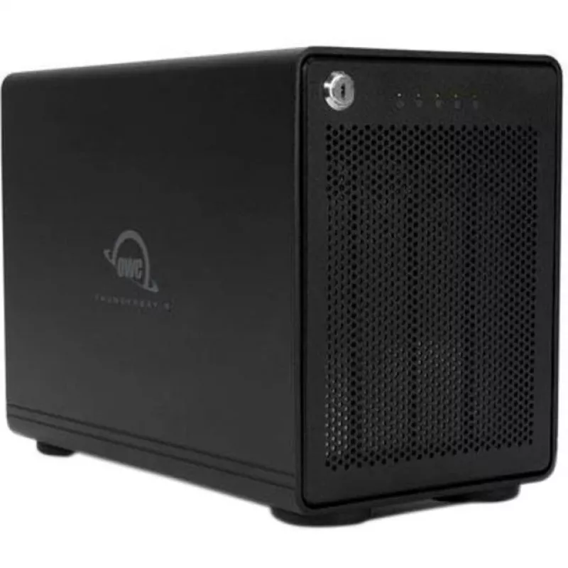 ThunderBay 4 (negro, caja externa para discos Thunderbolt 3 de 4 bahías)
