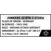 Set de construcción Cobi Blocks Junkers JU 87G-2 Stuka 571 piezas maqueta