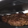 Parrilla eléctrica Petra PT4366MBLKVDE negra con recubrimiento antiadherente y temperatura ajustable