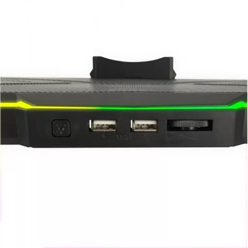 Esperanza EGC110 Xalok base de refrigeración gaming RGB para portátil de 17" (43,2 cm), 800 rpm, negra