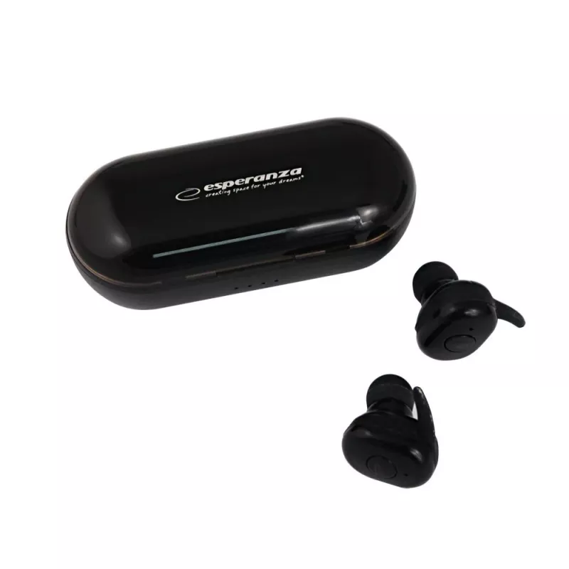 Auriculares Esperanza TWS CARDERA inalámbricos in-ear llamadas/música Bluetooth negro