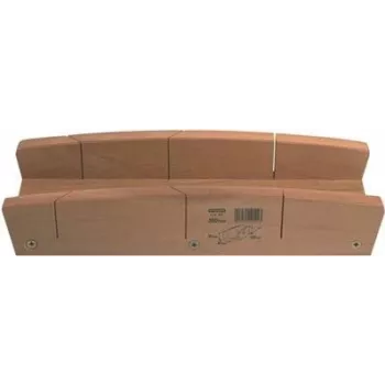 Caja de ingletes STANLEY 1-19-191 madera 300 mm para ángulos de 45° y 90°