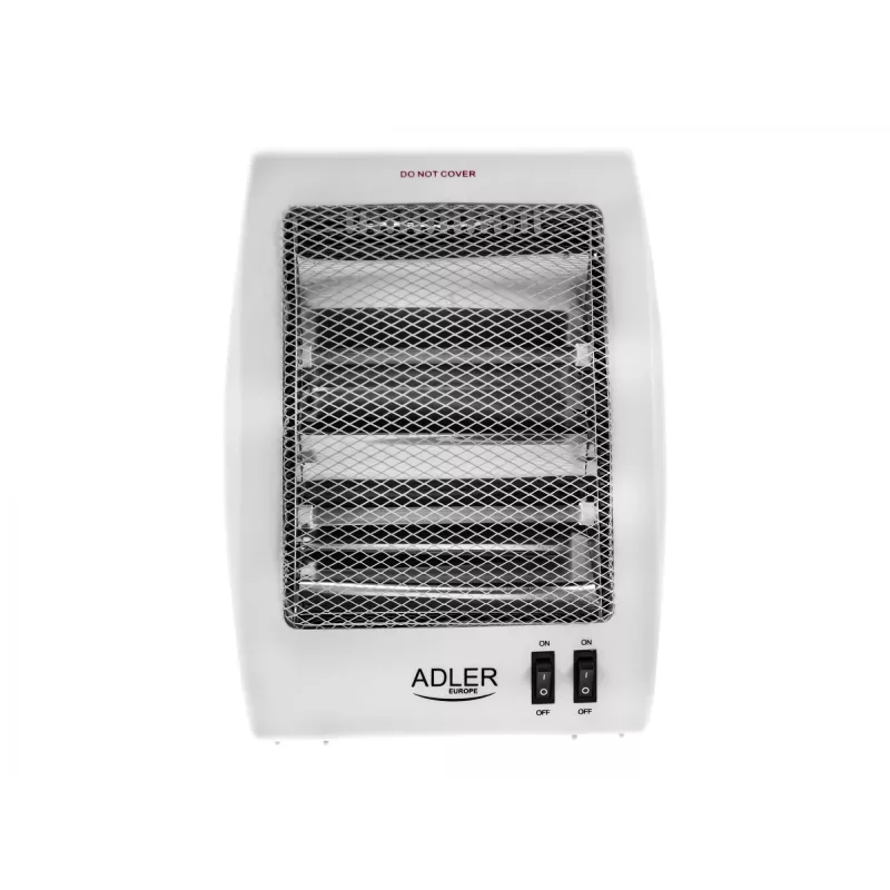 Adler | Calefactor | AD 7709 | Calefactor halógeno | 800 W | Número de niveles de potencia 2 | Blanco
