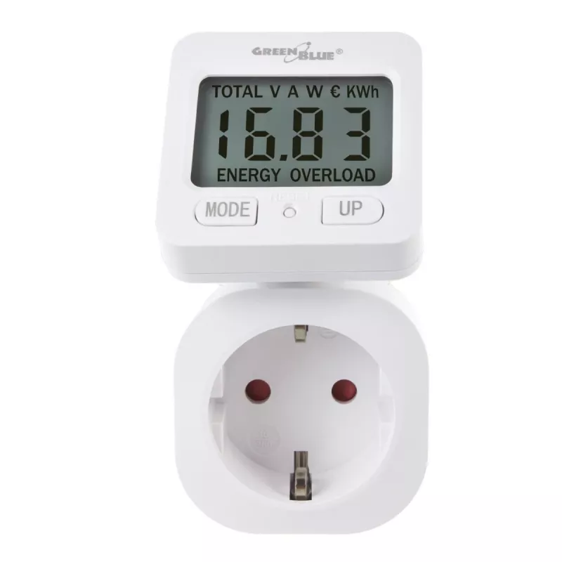 Medidor de vatios Energymeter GB615E GreenBlue