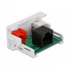 Módulo DeLOCK Easy 45 2 x conector hembra RCA a conector hembra RJ45 22,5 x 45 mm