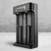 Cargador de pilas everActive LC200 Hogar USB, 2 compartimentos, Li-Ion, compatible con A/AA/AAA/AAAA/C/D, entrada 5 V, salida 4,2 V, negro