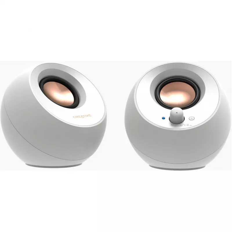 Creative Labs Pebble V3 Blanco Con cable e inalámbrico 10 W