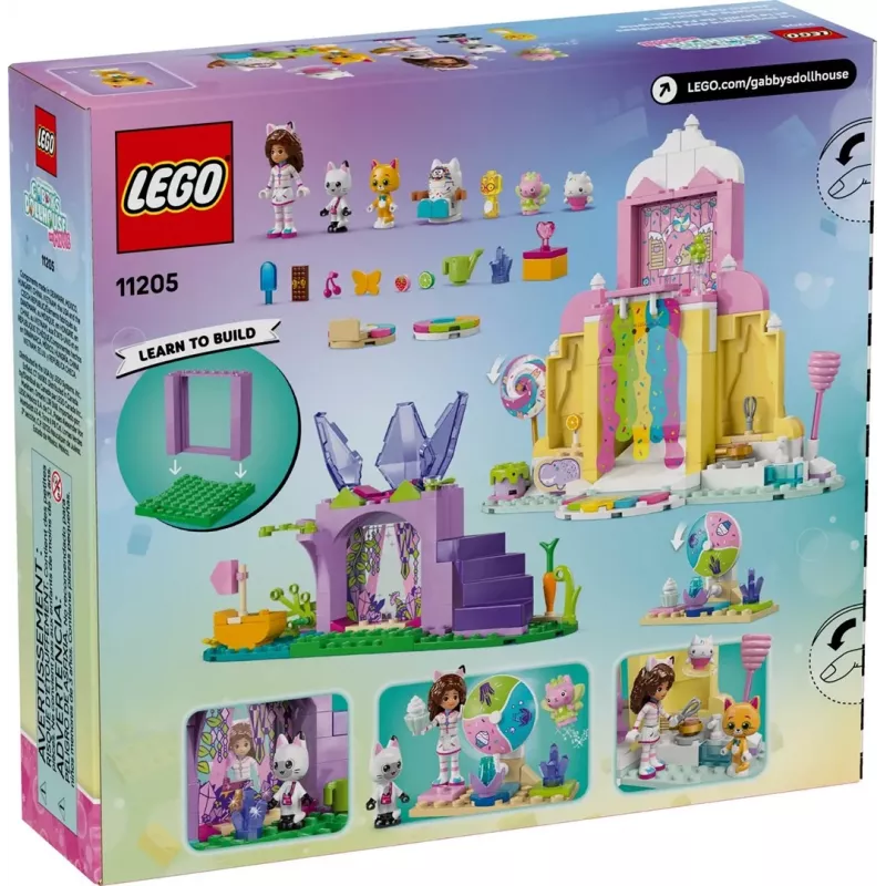 Juguete de construcción LEGO Icing Mountain and Kitten Garden Set 11205 — 263 piezas, 3 minifiguras, a partir de 4 años