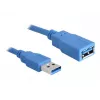 Cable USB DeLOCK USB 3.0-A M/H - 2 m