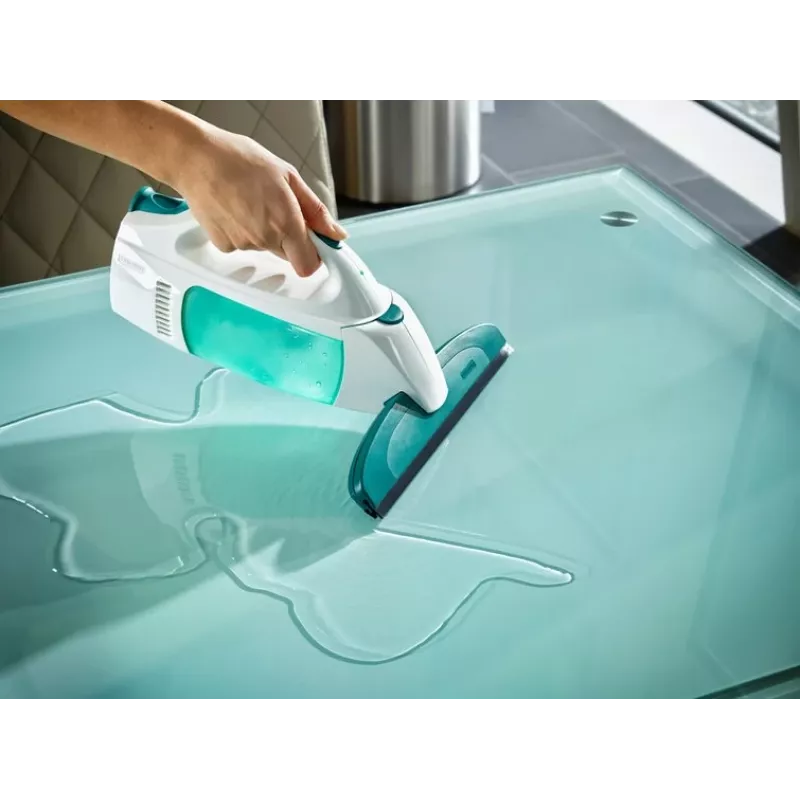 Limpiacristales con aspirador Leifheit Window Vacuum Glass Cleaner Dry&Clean con mango y cepillo 51003