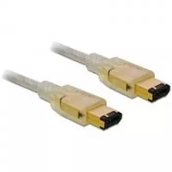 Cable FireWire A/A DELOCK 1,0 m gris