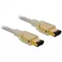 Cable FireWire A/A DELOCK 1,0 m gris