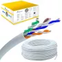 Cable de red Extralink par trenzado CAT5E UTP (U/UTP) V2 100 m gris