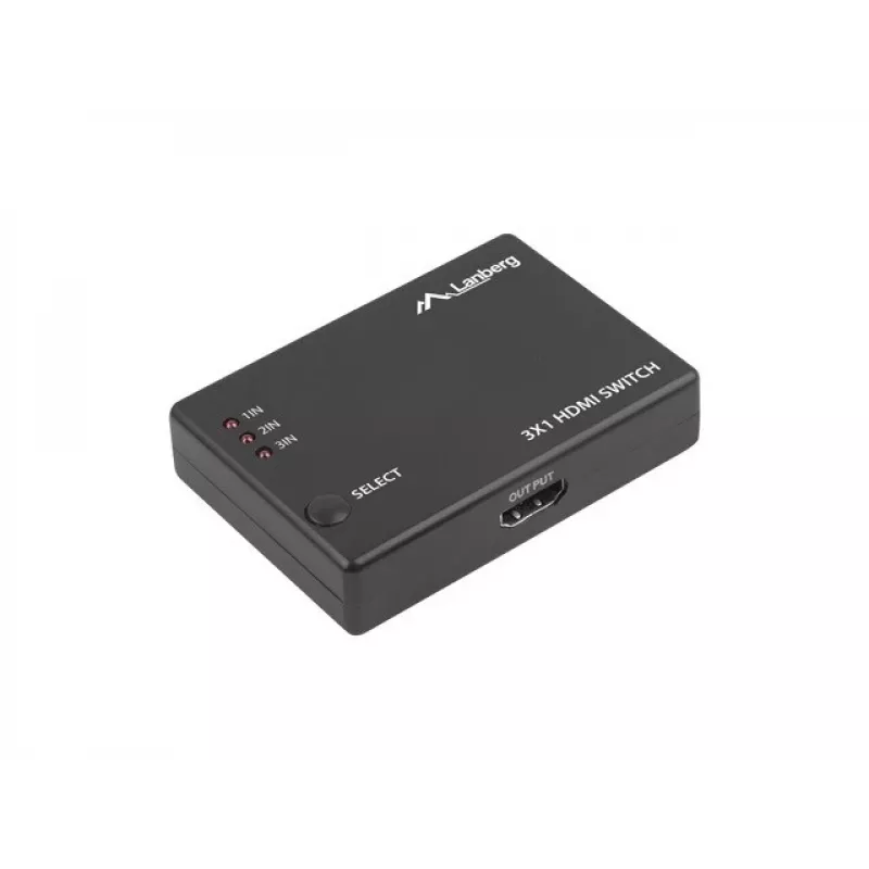 LANBERG CONMUTADOR DE VÍDEO 3X HDMI + PUERTO MICRO USB