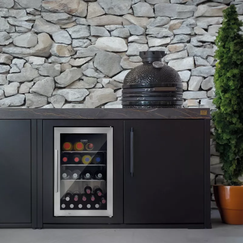 Caso | Barbecue Cooler | S-R | Clase de eficiencia energética A | Integrable | Acero inoxidable