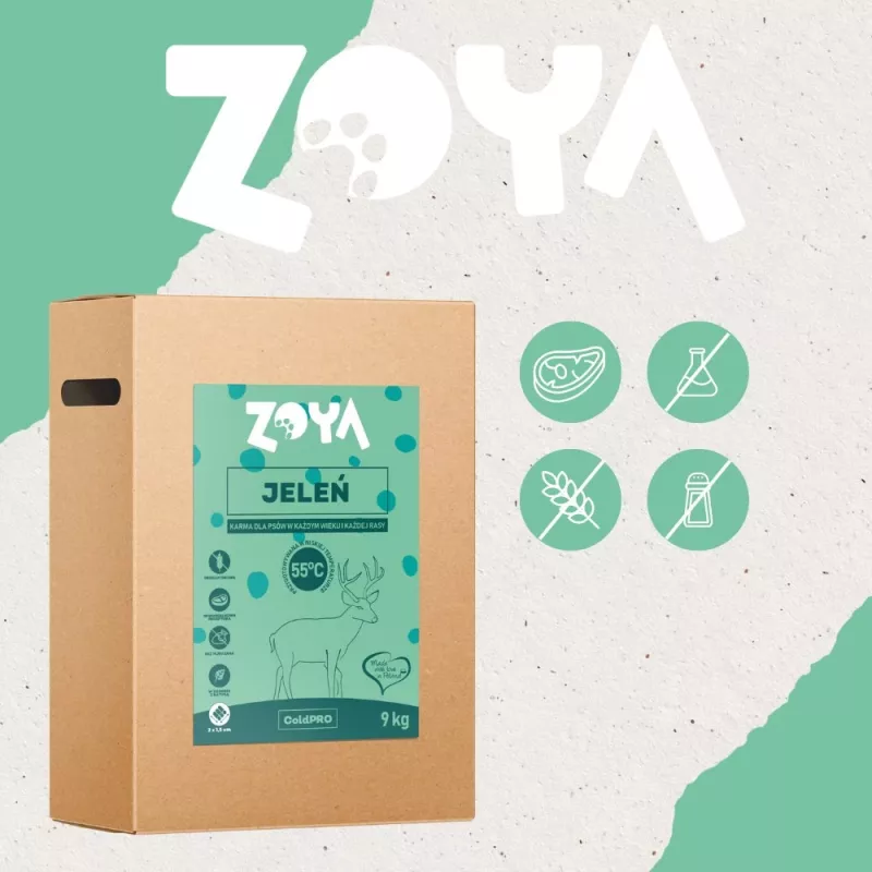 ZOYA ColdPRO comida seca para perros, ciervo, 9 kg