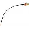 Cable coaxial MikroTik ACSMAUFL conector hembra SMA recto de 1 m negro