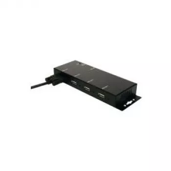 EXSYS EX-1166HMV hub USB 2.0 externo de 4 puertos de metal atornillable