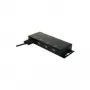 EXSYS EX-1166HMV hub USB 2.0 externo de 4 puertos de metal atornillable