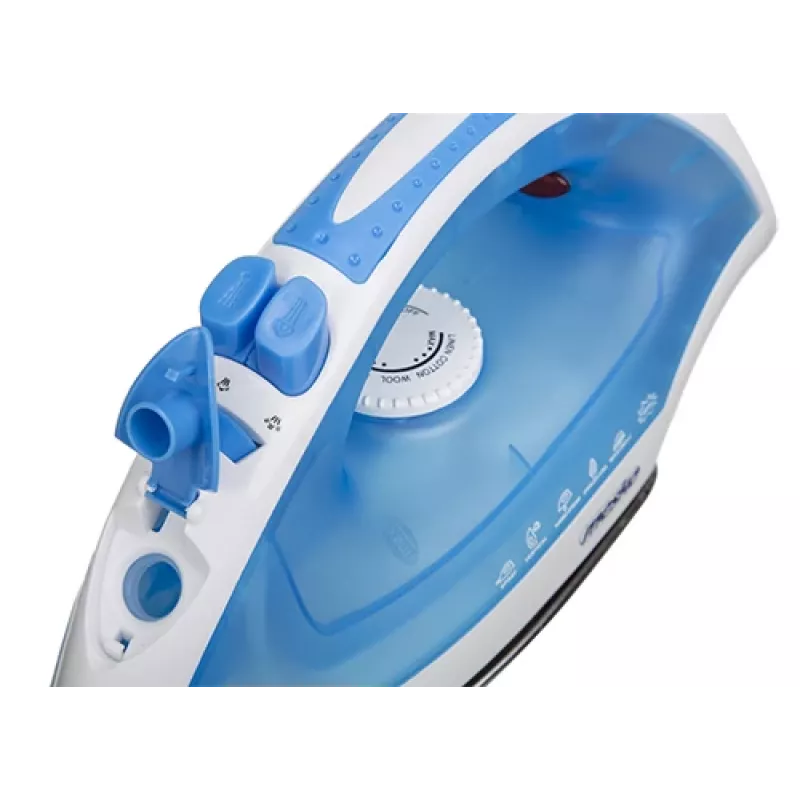 Plancha Mesko MS 5023 con cable 2200 W azul/blanco