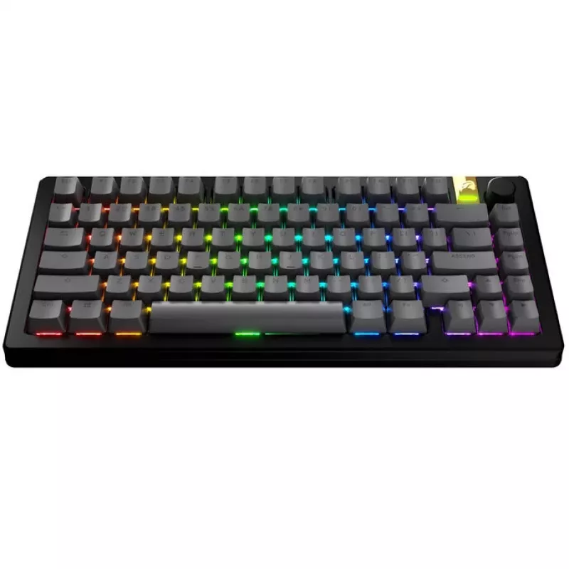 Teclas GLORIOUS GPBT Basics PBT Dye-Sub Armor gris layout ANSI