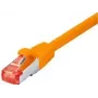 Tecline exertis Connect - Cable de red - RJ-45 (M) a RJ-45 (M) - 25 m - Cable SSTP - CAT 6 - libre de halógenos - naranja (71525A)