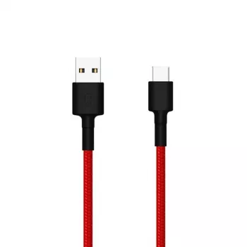 Xiaomi | Cable trenzado Mi Type-C | SJV4110GL | USB-C a USB-A conector USB Type-C | conector USB Type-A (2.0)