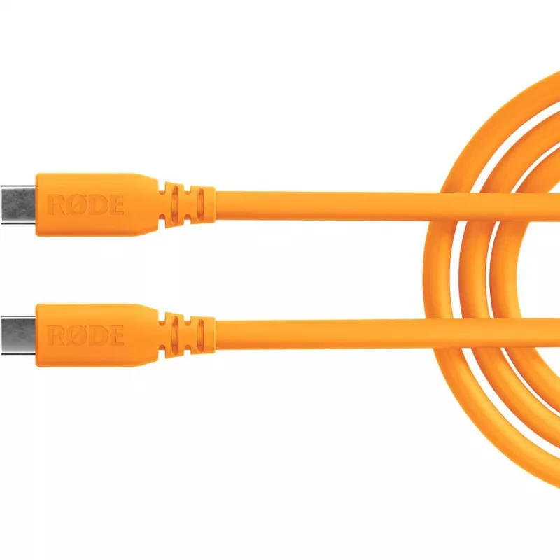 Cable USB-C a USB-C Rode SC27-O USB 3.2 Gen1, naranja (2 m, PD)