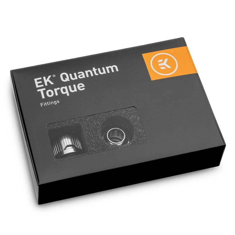 EK Water Blocks EK-Quantum Torque HDC 12 conector pack de 6, G1/4, plata