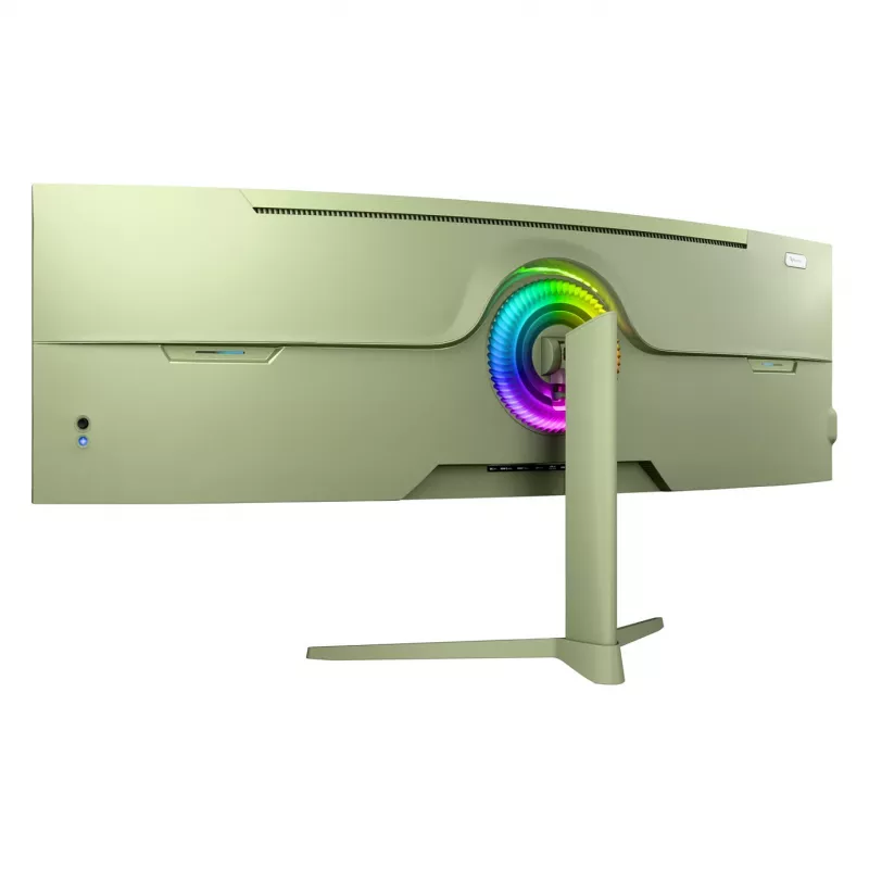 Monitor de ordenador curvo Arozzi Nova 49 pulgadas (124,5 cm) Dual QHD 5120×1440 LED VA, 4 ms, Verde