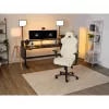 Silla gaming para PC Corsair TC500 LUXE con asiento tapizado beige