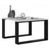 Mesa MODERN MINI 67x67x40 cm blanco/negro