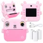 Extralink Set | Impresora térmica EPP-005 Rosa + Papel térmico 3 rollos | fawn