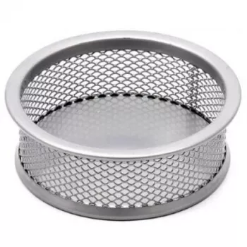 Estuche Forpus, plateado, metal perforado 1005-011