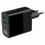 Cargador Gembird TA-UC-PDQC30LCD-BK-02 para dispositivos móviles universal negro AC carga rápida interior