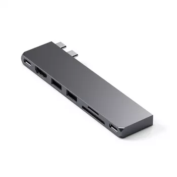 Satechi Type-C Pro Hub delgado - Space Gray
