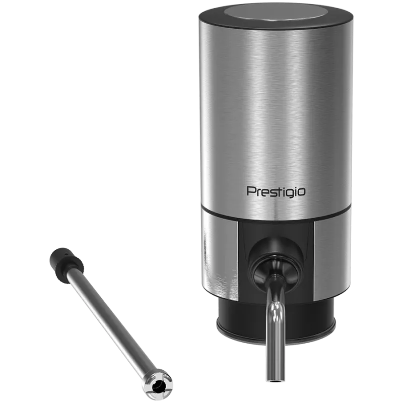Dispensador de vino eléctrico a batería con tubo de acero inoxidable