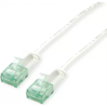 ROLINE RM cable de parcheo UTP Cat6A/Cl.EA delgado Blanco 1m - UTP (21.45.3463)
