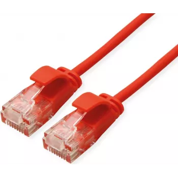 Cable de red UTP ROLINE GREEN Cat.6A (Clase EA), LSOH, delgado, rojo, 5 m (21.44.3917)