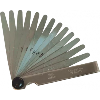 Galería de espesores c.k tools T3527M 413 — Juego de galgas de espesores de acero inoxidable de 27 piezas