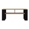 Mesa de centro Topeshop MODERN 2P ART CZ mesa auxiliar / mesa esquinera de centro forma rectangular 2 patas