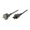 Cable de alimentación LogiLink CP093 1,8 m conector hembra C5 CEE7/7