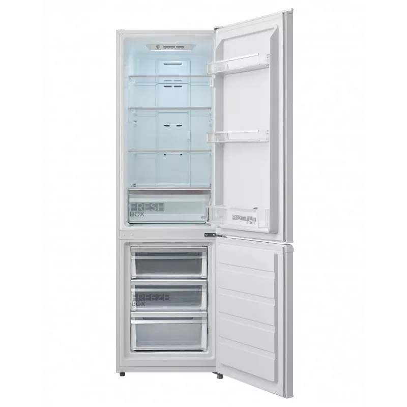 Frigorífico combi independiente Midea MDRB380FGE01A, 270 L, No Frost, 180 cm, 41 dB, clase de eficiencia energética E, blanco