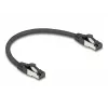 Cable de red DeLOCK 80566 RJ-45 Cat8.1 0,25 m negro