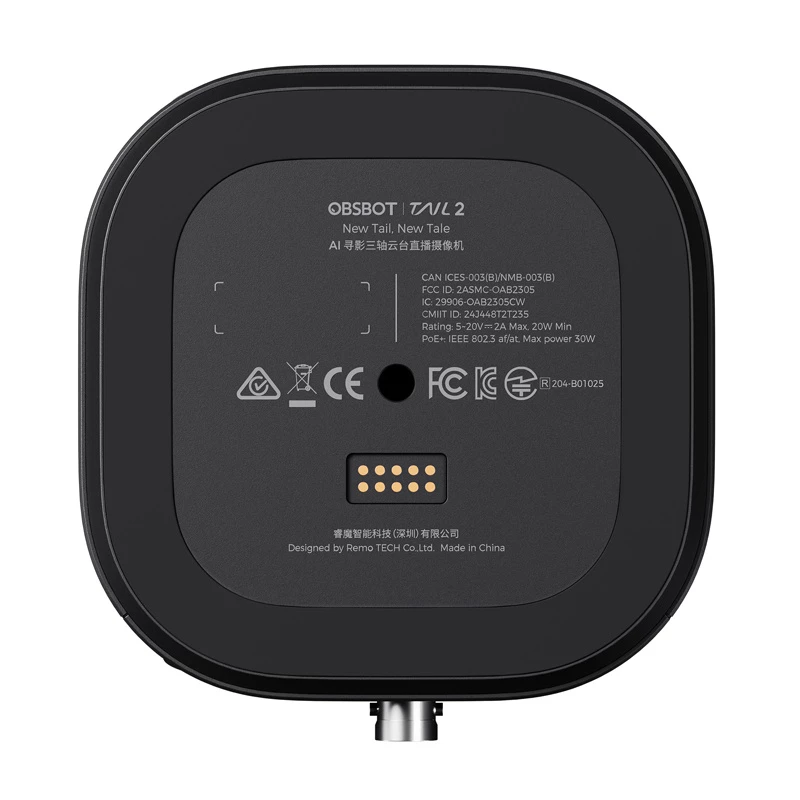 Webcam Obsbot Tail 2 1080p 60fps seguimiento por IA – 1080p, 60 fps, autoseguimiento por IA