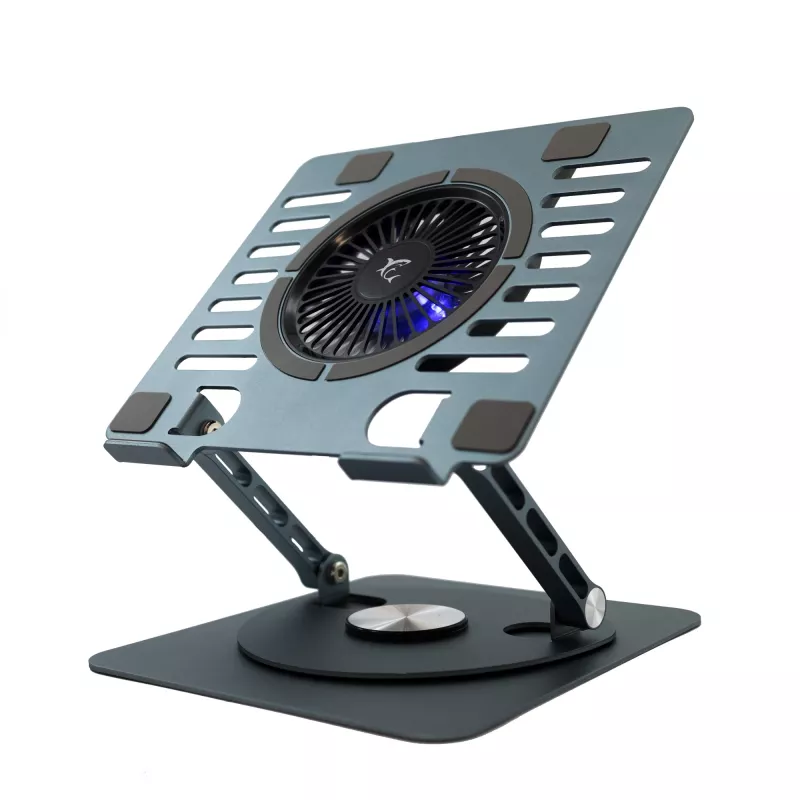 White Shark GCP-16 Ice Monster Base de refrigeración para portátil, hasta 17,3 pulgadas, LED, gris