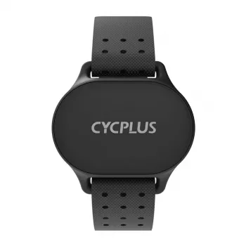 Banda de medición de frecuencia cardíaca Cycplus H1 – banda portátil con sensor de FC, compatible con pecho/brazo, Bluetooth/ANT+