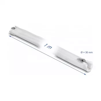 Funda de malla DeLOCK 20822 1 m x 30 mm blanco