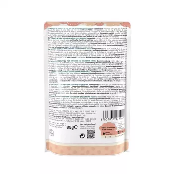 SCHESIR filetes de pollo en gelatina - Comida húmeda para gatitos - 85 g